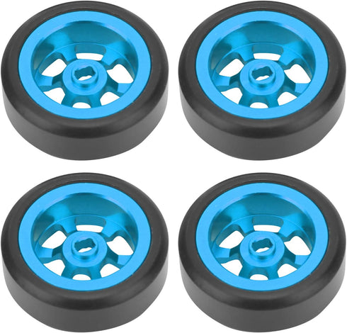 VGEBY 4pcs RC Drift Tire, RC Wheel Rim Tire Modification Parts for Wltoys K969 K989 P929 1/28 RC Mini Z Wheels