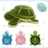 5Pcs 17.5 Inch Set, MorisMos Turtle Stuffed Animals with Babies Inside, Cute Stuffed Turtle Plush Toys Realistic Sea