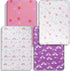 4 Pack 28 52 Sun & Rainbows Crib Sheets Girl, Breathable Soft Microfiber Fitted Baby Crib Sheets, X in Crib Mattress