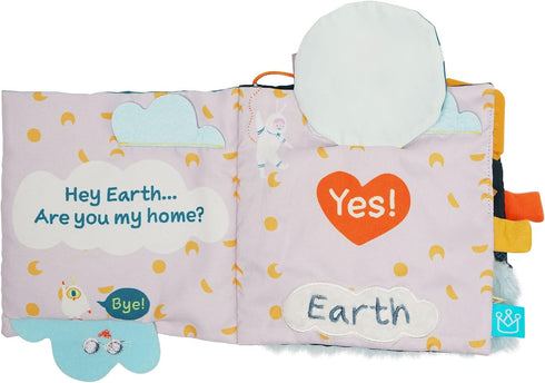 Soft Activity Crinkle Book: Little Rocket Finds Home for Babies & Toddlers