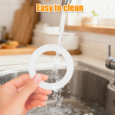 Fukaisu 6pcs Momcozy 17oz/500ml Seal Rings for Bottle Warmer, BPA-Free Silicone Bottle Replacement Gasket for Portable