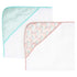 Spasilk Extra Plush Hooded Towel Set for Babies, Soft Terry with Muslin