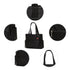 Large Black Tote Diaper Bag from SoHo Williamsburg