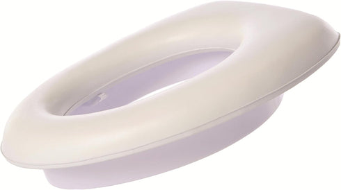 Dreambaby Soft Touch Potty Seat - Comfortable Padded Seat with High Base for Secure Positioning, White, Model L604