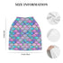Schgap Mermaid Car Seat Covers Canopy for Baby Nursing Cover Breastfeeding Baby Carrier Cover Stroller Cover for Shower
