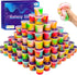 68 Pack Galaxy Slime Kit, Mini Bulk Easter Slime Party Favors, Valentines