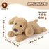 Dog Stuffed Animals, Microwavable Stuffed Animal Adorable Fluffy Puppy Plush for Warmth, Heatable Coolable Lavender