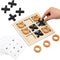 Seenelling Jumbo Wooden Tic Tac Toe Game Dementia Activities for Alzheimers Seniors with