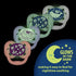 Symmetrical Bulb, 0-6m, 2 Pack Dr. Brown's Advantage Glow-in-The-Dark Baby Pacifier, Fully Soother with Soft Silicone