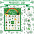 St Patrick's Day Bingo Games Cards for 24 Players, Irish Shamrock Bingo for Family School Classroom Activities