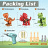 3-5 Set 92 18-Step Laradola Dinosaur Toys for Kids - Take Apart STEM with Electric Drill, Pieces, Build to Enhance