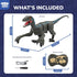 3-5 4-7 8-12, STEAM Life Remote Control Dinosaur Toys for Kids Large Rechargeable Velociraptor RC Dino with Walking