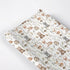 KuphiL10C Watercolor Bear Deer Hedgehog Raccoon Leaves Mushroom Pattern Baby Changing Pad Cover,