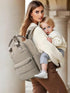 Backpack 15 Mom,4 MOMINSIDE Diaper Bag Large Baby Diaper Bag With Pockets,Patchwork Baby Travel Bag Organizer