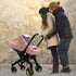 3D 2 Waterproof Car Seat Cover Baby, Mink Dot Infant Car Seat Cover with Breathable Vents, Universal Carseat Canopy