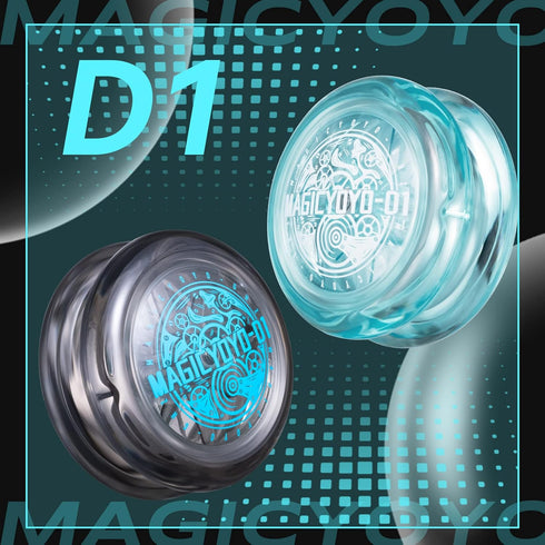 Looping Yoyo D1 Responsive Yoyo for Kids - 2A Loop Yo-yo for Beginners, Easy to Play Basic String Tricks, 12 Strings