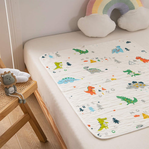 Gifts(2 Pcs-27"x35") Baby Portable Diaper Changing Pad,Waterproof Changing Mat,Soft Comfortable,Foldable Travel