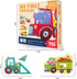 Toi 6 Packs Large Piece Toddler Jigsaw Puzzles - Animal Shaped Floor Puzzles for Kids Aged 2.5+