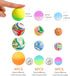 Pllieay 12PCS Bouncy Balls, Mixed Color Bouncing Balls for Kids Birthday Goodie Bag Fillers