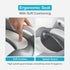 TIVONEL 3-in-1 5-Level Toddler Potty Training Toilet Seat with Ladder | Foldable Toilet Potty Training Seat with Step