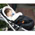 Stroller Footmuff, Winter Stroller Cover with Removable Front Panel, Adjustable Length Baby Blanket