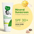 Natural Baby Sunscreen Lotion, SPF 30+, 100ml, Organic Ingredients, Plant Derived 95% Bio Based