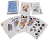 Economy Playing Cards - 48 Decks (24 Red & 24 Blue) - Plastic Coated, 2.3/8 x 3.3/8 inches - Great for Poker & Blackjack