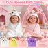 OFUSUY 12 4 8 PCS Baby Towels, PCS Soft Hooded Baby Towels & PCS Washcloths, Baby Bath Towels for Newborns, Infants