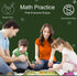 1 Multiplication and Division Game - Fun Math Board Game, Easy Start STEM Toy, Educational Gift for Kids (Girls
