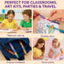 12 Pack 20 Fun Express Glitter Stacking Crayons for Kids - of Rainbow Crayons, Each with Colors - Educational