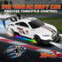 1/16 2.4Ghz 4WD 30+KM/H 2Pcs RC Drift Car Scale Remote Control Car With Spray & Led Lights, High Speed RC Drag Car