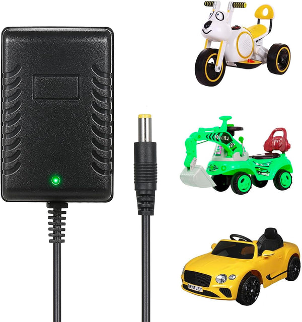 6V Charger for Ride on Toys, 6V Battery Charger for Kids Ride on Car, 6 Volt Charger for Powered Wheels Accessories