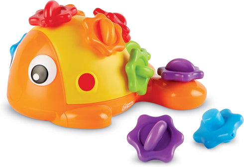 Learning Resources Finn the Fine Motor Fish, 12 Pieces, Fine Motor and Sensory Toy for Toddlers