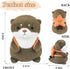 Microwavable Stuffed Animal, Heatable and Coolable Otter, Heated Stuffed Animals for Cramps & Pain Relief