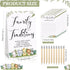 Fumete 61 Pieces Baby Shower Games, Family Traditions Sign and Cards with Pencils for Baby Shower Party Decor