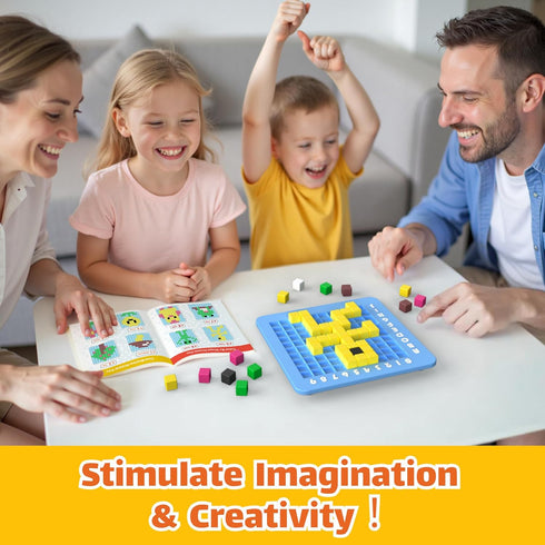 5-8-12 5, 6, 7, 8, 9, 10 STEM Toys Pixel Art Kit for Kids - Arts and Crafts for Boys & Girls - Educational Science Kits