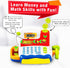 FUNERICA Toy Cash Register with Scanner, Microphone, Interactive Calculator, Grocery Food, Pretend Play Money