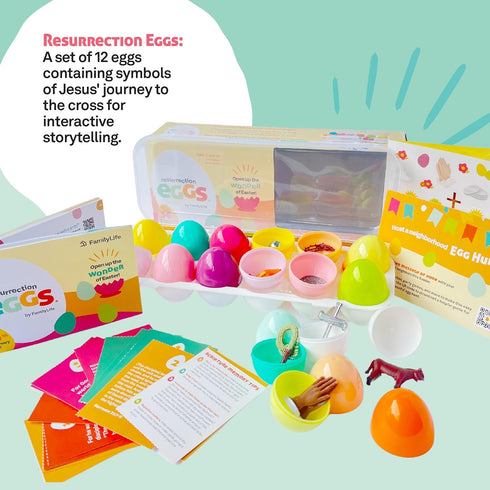 Set FAMILYLIFE Complete Resurrection Eggs Bundle Interactive Easter Story Hands-On Toddler Easter Activities