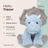 Tracer the Triceratops Plush Dinosaur Toy for Kids