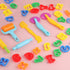 Dough Tools Play Dough Cutters - 47 PCS Various Shapes of Letters, Numbers, Symbols
