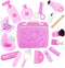 GAGAKU Wooden Makeup Toy Set Pretend Wood Beauty Hair Salon Toys for