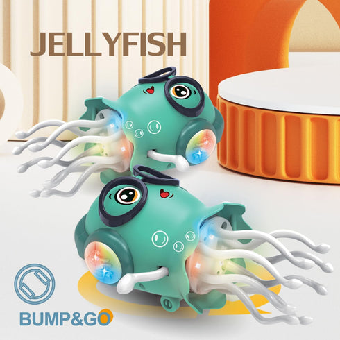 Qxbuhe Dancing Octopus Toy,Smart Tentacle Explorer,Crawling Dancing Automatic Obstacle Sensor Toys,Electric Crawling