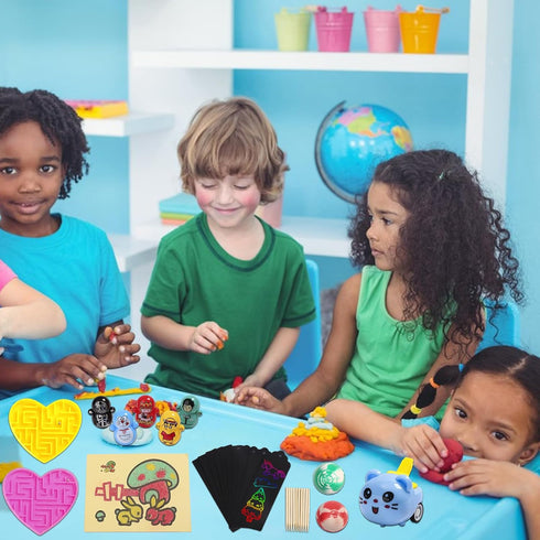 BILLFULL 1000 Pcs Party Favors for Kids, Fidget Toys Bulk, Birthday Gift Toys, Fidgets Stocking Stuffers, Treasure Box