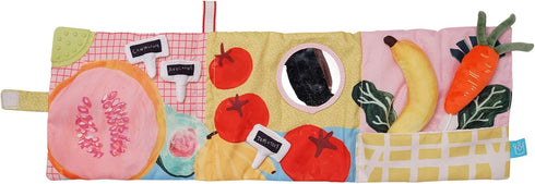 Mini-Apple Farm Soft Crinkle Book - Engaging Tactile Toy for Babies