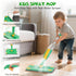 Set Set, 3+ Wooden Kids Cleaning with Spray Mop, Montessori Cleaning Toys Real Water Sprayer and Toddler Broom Mop