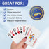 6 Pack, Fanwer Large Print Playing Cards Deck of Cards for Seniors, Vision Impaired, Low Vision Crowd, Poker Playing