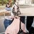 Muslin Car Seat Cover for Babies, Multi-use Nursing Cover, Breathable Infant Car Seat Canopy for Newborn (Pink)