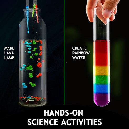 Japace 100+ Experiments Science Kit for Kids Age 4-12 - Cool Chemistry and Physics Set Toys for Boys & Girls