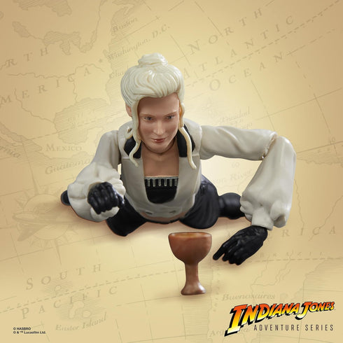 Indiana Jones and The Last Crusade Adventure Series Dr. Elsa Schneider Action Figure, 6-inch for Kids
