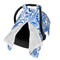 Hcpwzrf Blue White Floral Paisley Baby Car Seat Cover & Nursing Cover -